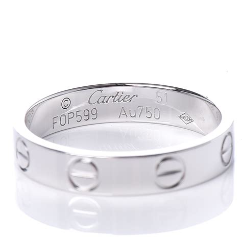 white gold cartier wedding band